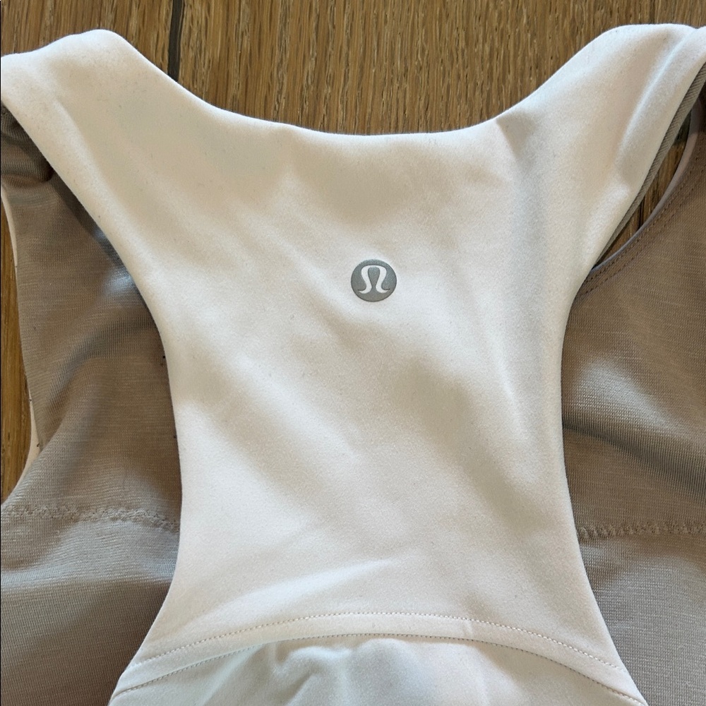 lululemon athletica White High-Neck Cropped Tank - Picture 2 of 2
